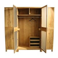 Hochwertiger Kleiderschrank Wildeiche massiv