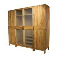 Hochwertiger Kleiderschrank Wildeiche massiv