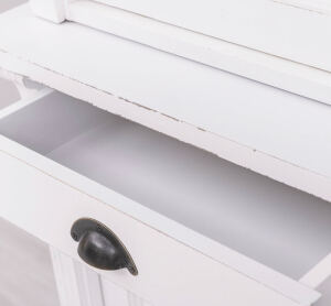 Landhaus Esszimmerschrank Shabby Chic weiß