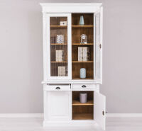 Landhaus Esszimmerschrank Shabby Chic weiß