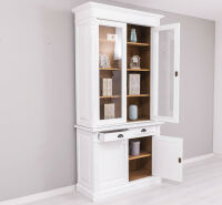 Landhaus Esszimmerschrank Shabby Chic weiß