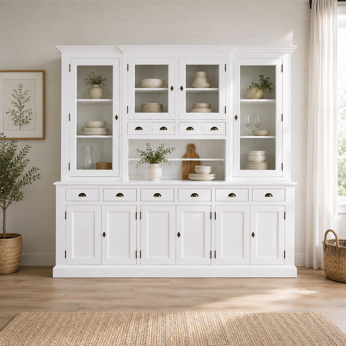 Buffetschrank weiß im Landhausstil - Onlineshop für massive Landhausmöbel