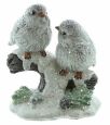 Dekofigur Vogelpaar "Schnee"