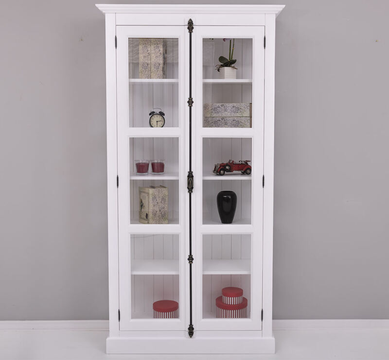 Weiße Vitrine französischer Landhausstil