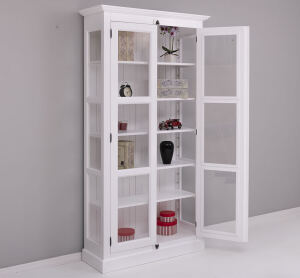Weiße Vitrine französischer Landhausstil