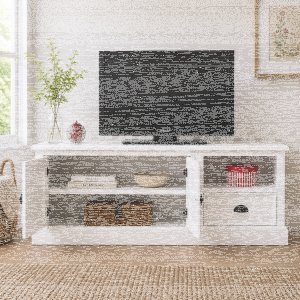 Landhaus TV-Board weiß