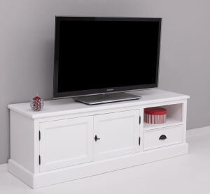 Landhaus TV-Board weiß