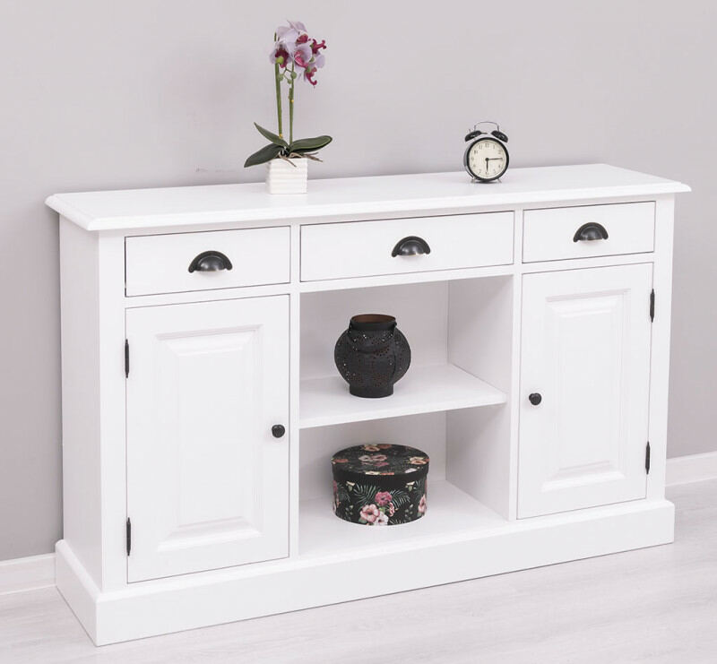 Landhaus Sideboard weiß | Esszimmer Anrichte - Onlineshop für massive Landhausmöbel
