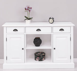 Landhaus Sideboard weiß