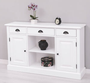 Landhaus Sideboard weiß