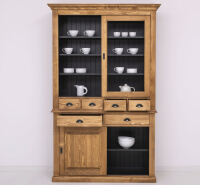 Landhaus Buffetschrank mit Schiebetüren braun