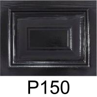 Deckplatte P150 glänzendes schwarz