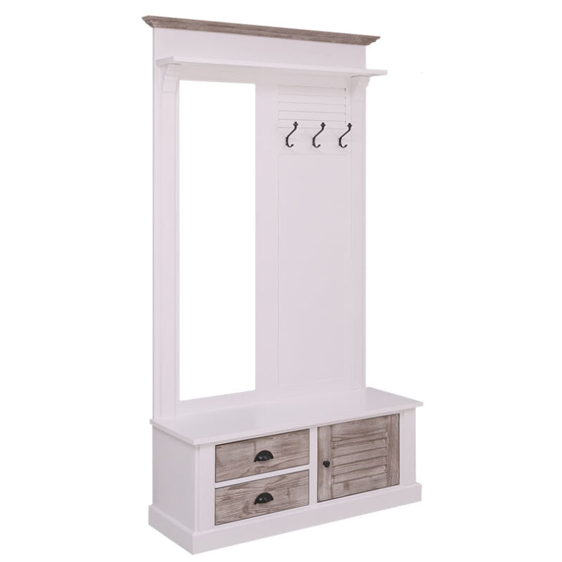 Landhaus Garderobe Provence mit Spiegel Konfigurator alles frei wählbar