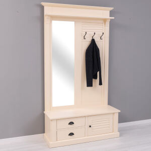 Landhaus Garderobe Provence mit Spiegel Konfigurator alles frei wählbar