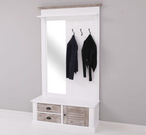 Landhaus Garderobe Provence mit Spiegel Konfigurator alles frei wählbar
