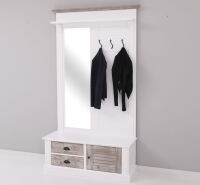 Landhaus Garderobe Provence mit Spiegel Konfigurator alles frei wählbar