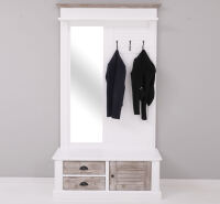 Landhaus Garderobe Provence mit Spiegel Konfigurator alles frei wählbar