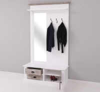 Landhaus Garderobe Provence mit Spiegel Konfigurator alles frei wählbar