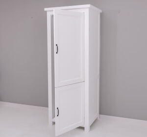 Landhaus Küchenschrank für Einbaukühlschrank, 2-türig