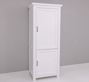 Landhaus Küchenschrank für Einbaukühlschrank, 2-türig