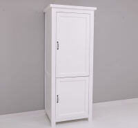 Landhaus Küchenschrank für Einbaukühlschrank, 2-türig