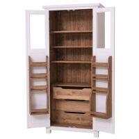 Landhaus Vorratsschrank mit Innenauszügen shabby chic / antik look