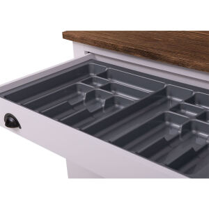Landhausstil Küchenmodul, drei Schubladen