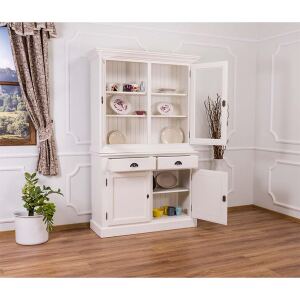 Massiver Buffetschrank Weiß Vintage