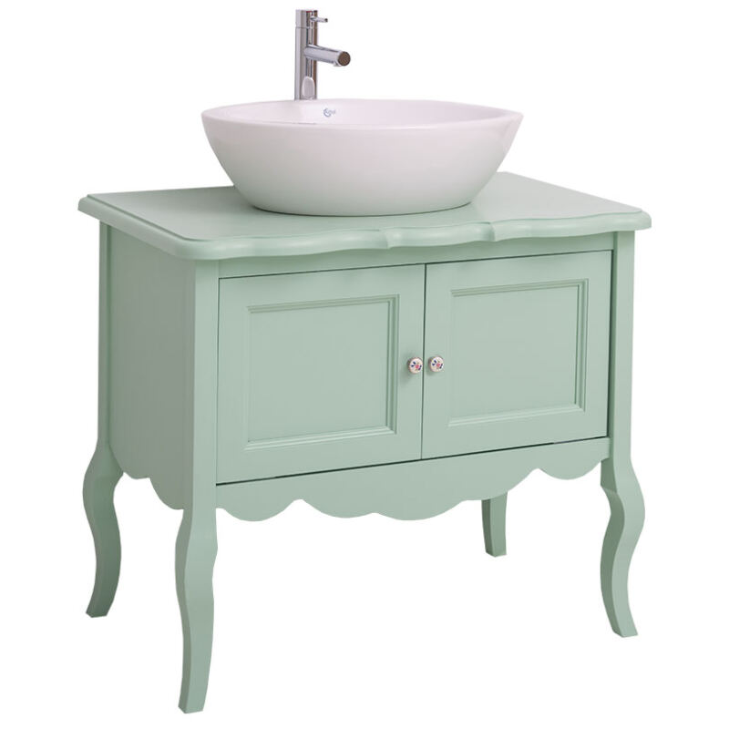 Waschtisch Vintage-Design für Aufsatzbecken