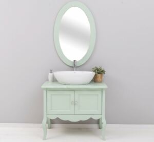 Waschtisch Vintage-Design für Aufsatzbecken