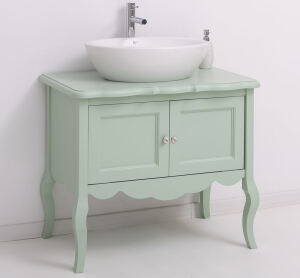 Waschtisch Vintage-Design für Aufsatzbecken