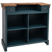 Schmaler Massivholz Bartresen Vintage - 120 cm