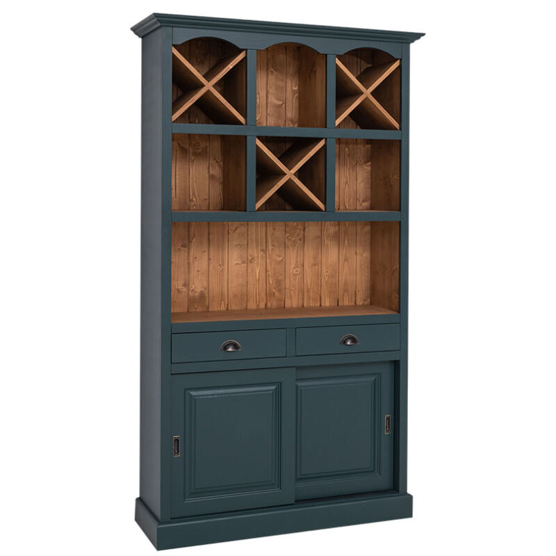 Vintage Bar-Regal Massivholz