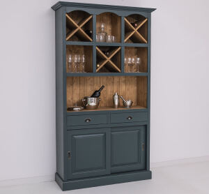 Vintage Bar-Regal Massivholz