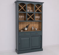 Vintage Bar-Regal Massivholz