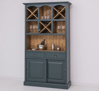 Vintage Bar-Regal Massivholz