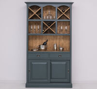 Vintage Bar-Regal Massivholz
