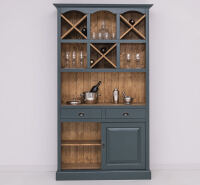 Vintage Bar-Regal Massivholz