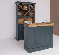 Vintage Bar-Regal Massivholz