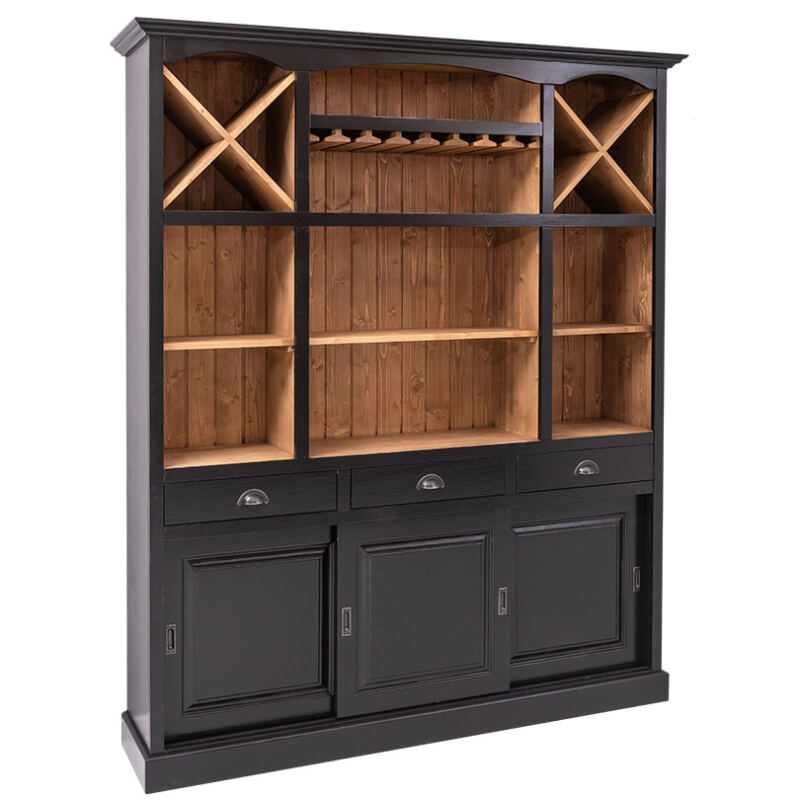 Vintage Bar-Schrank Massivholz