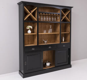 Vintage Bar-Schrank Massivholz