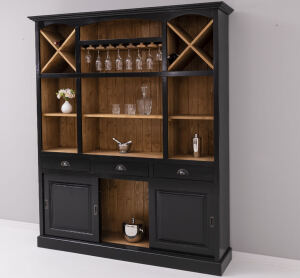 Vintage Bar-Schrank Massivholz