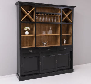 Vintage Bar-Schrank Massivholz