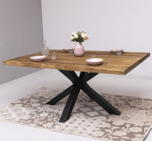 Landhaus Esstisch Spider-Gestell 180cm