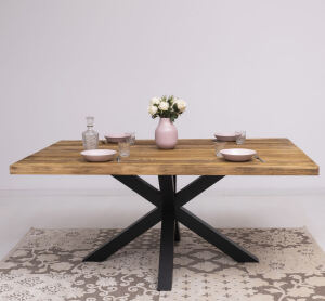 Landhaus Esstisch Spider-Gestell 180cm
