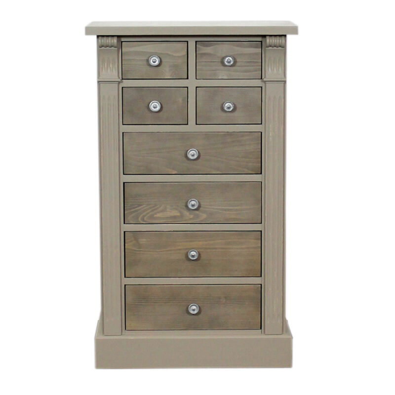 Schmale Schubladenkommode Vintage Shabby