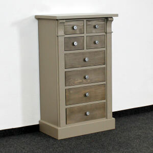 Schmale Schubladenkommode Vintage Shabby
