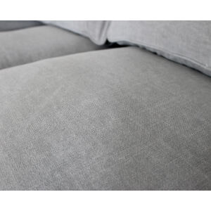 Hussensofa im Landhausstil 2-Sitzer Grau