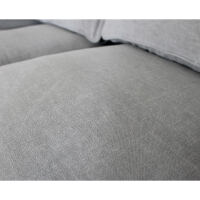 Hussensofa im Landhausstil 2-Sitzer Grau