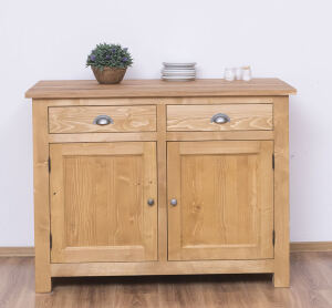 Massiver Küchenunterschrank mit Schubladen 120 cm